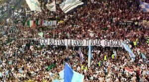 Lazio, la Curva Nord rende omaggio a Buffon – FOTO