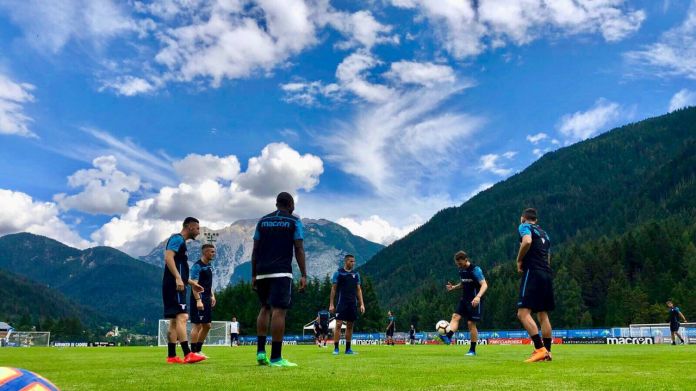 lazio-allenamento rosa Lazio 2018-2019