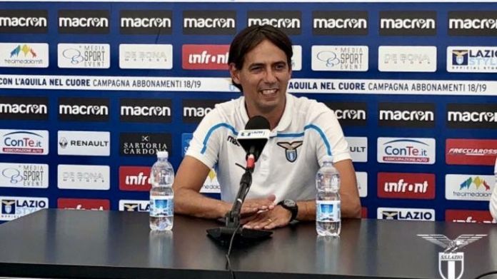 inzaghi-lazio-ritiro lazio - napoli conferenza inzaghi