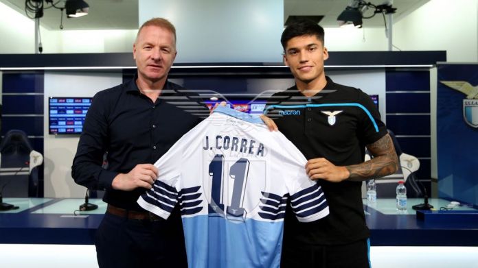 Correa-presentazione Lazio Social Correa