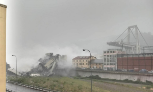 Genova, crollo Ponte Morandi, la solidarietà della Lazio: «Siamo vicini alle persone coinvolte»