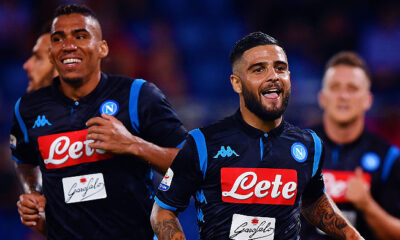 insigne esultanza tris napoli agosto 2018