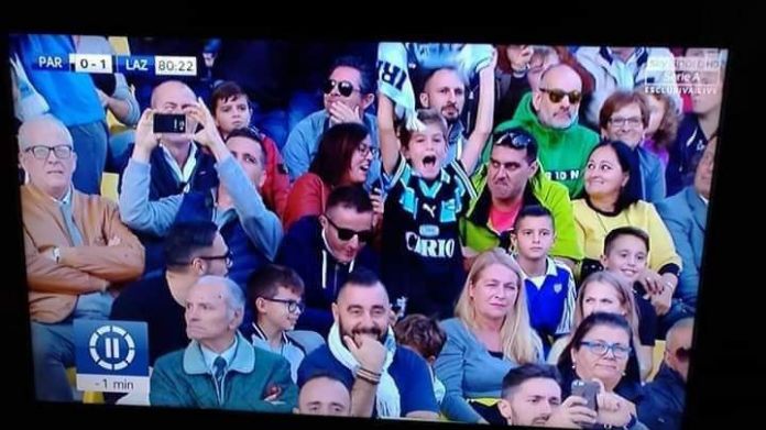 FB_IMG_1540198500177 bambino eroe di parma-lazio bambino