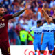 kolarov santon esultanza derby roma lazio settembre 2018