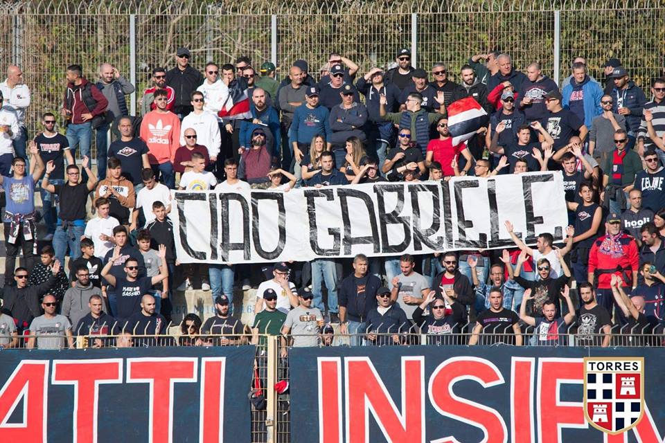 gabriele sandri curva sassari