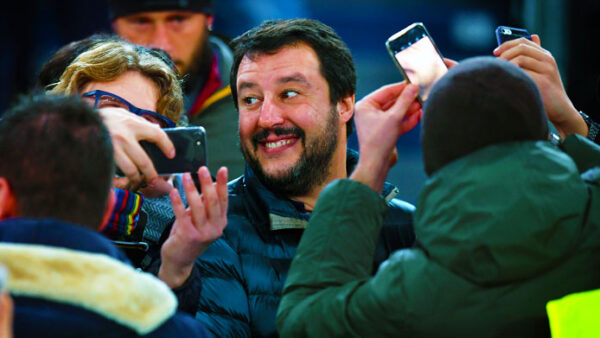 Atalanta-Lazio Salvini