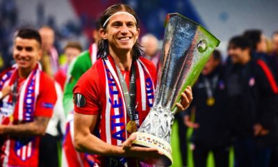 luis filipe atletico madrid premiazione europa league maggio 2018