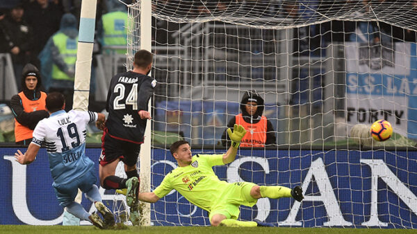 lulic gol lazio cagliari dicembre