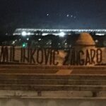 striscione milinkovic