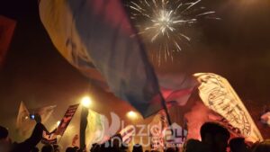 119 anni di Lazio, la festa dei tifosi a Piazza della Libertà – Foto e Video