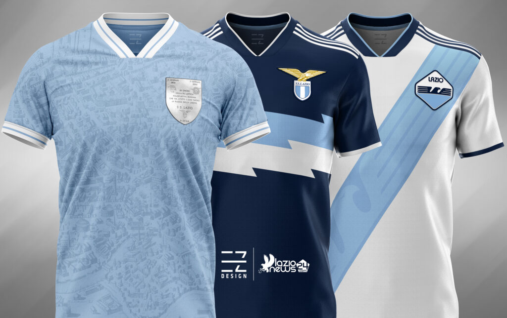 Lazio, come saranno le maglie del futuro? EZdesign torna a far sognare i tifosi - FOTO 1 copertina2