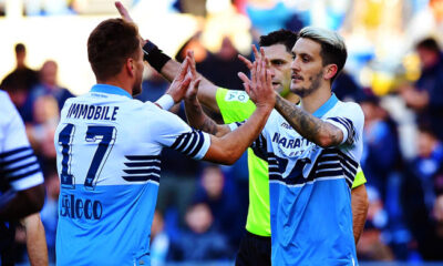 immobile luis alberto esultanza lazio gennaio 2019