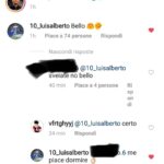 instagram botta risposta luis alberto tifoso