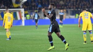Frosinone-Lazio, Caicedo all’intervallo: «Gol pesante, ma il terreno ci penalizza perchè…»