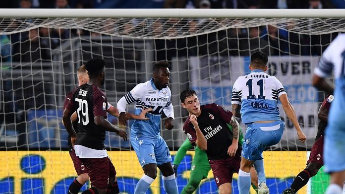 correa-milan-calabria-kessie-novembre-2018 milan lazio