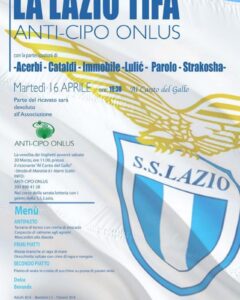 Lazio e Anti-Cipo Onlus, Serena Grigioni: «Il 16 aprile una serata per raccogliere fondi». E sui giocatori presenti…