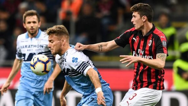 immobile lazio-milan figlie video