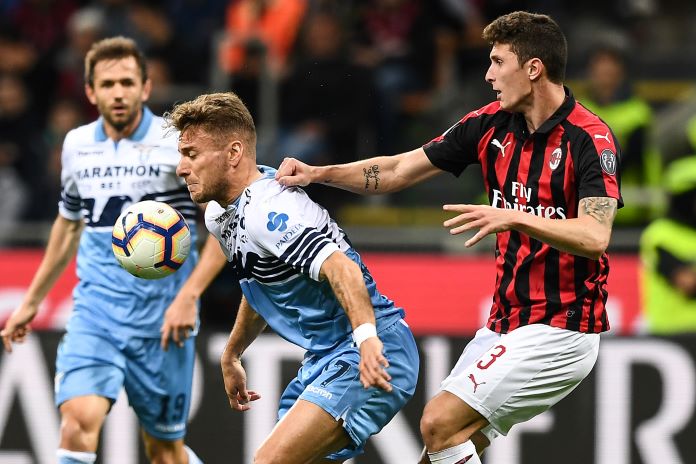 immobile lazio-milan figlie video