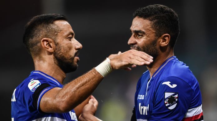 defrel-quagliarella-agosto-2018 sampdoria defrel quagliarella