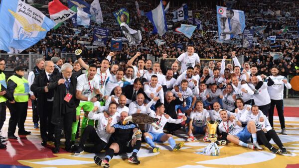 lazio esultanza coppa italia