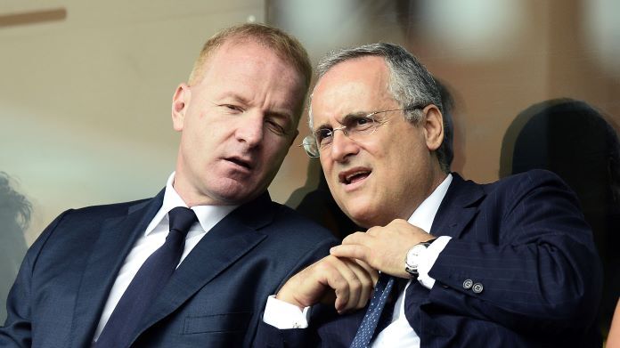 tare-lotito-tribuna akgun waldschmidt lazio
