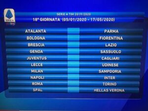 diciottesima giornata