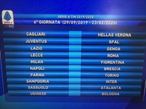 sesta giornata