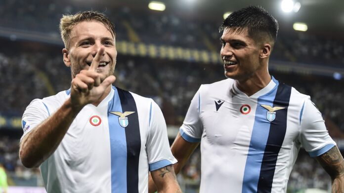 correa-immobile-Sampdoria-Lazio serie A formazioni lazio parma