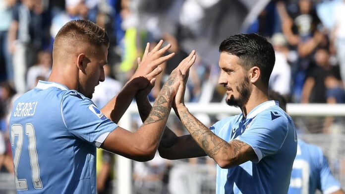 Lazio-Genoa serie A-milinkovic-luis alberto