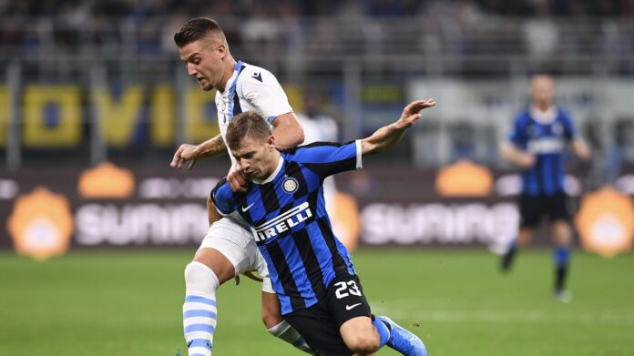 milinkovic barella Inter-Lazio serie A