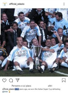 Lazio, il ricordo del trionfo in Supercoppa nel 2000 – VIDEO