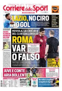 Lazio, le prime pagine dei quotidiani sportivi – 26 Ottobre 2019