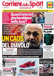 Lazio, le prime pagine dei quotidiani sportivi