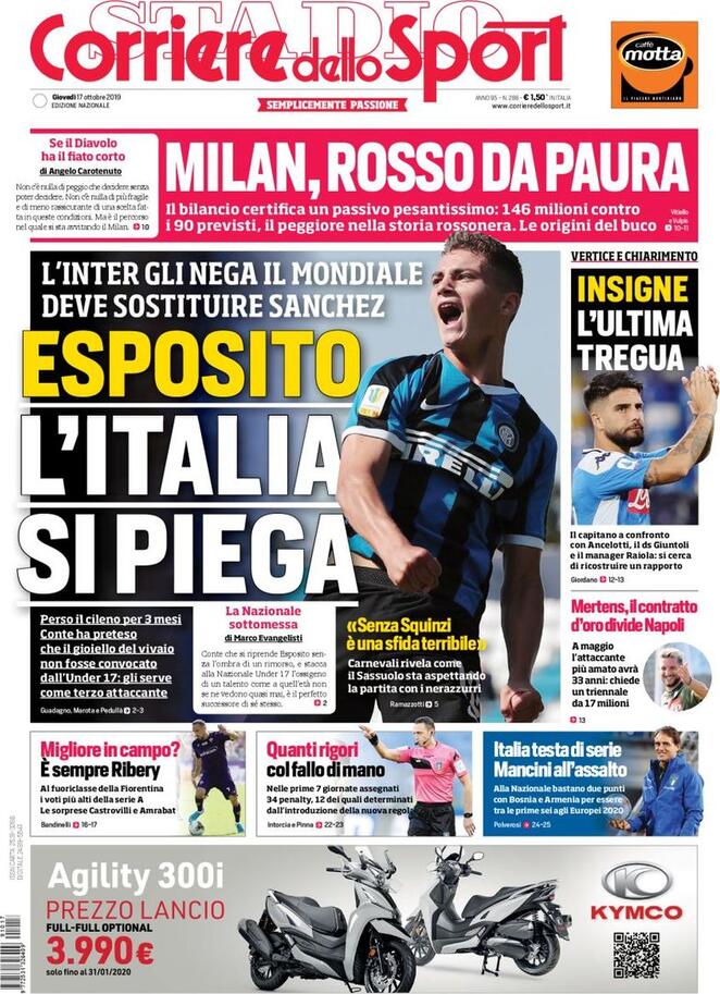corriere dello sport 2019 10 17 5da79ca291b4d