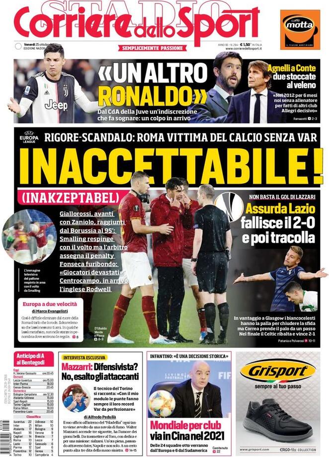 corriere dello sport 2019 10 25 5db223e61a67b