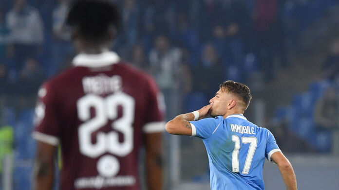Lazio-Torino serie A immobile