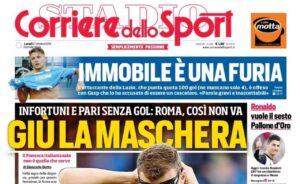 Lazio, le prime pagine dei quotidiani sportivi – 21 ottobre 2019