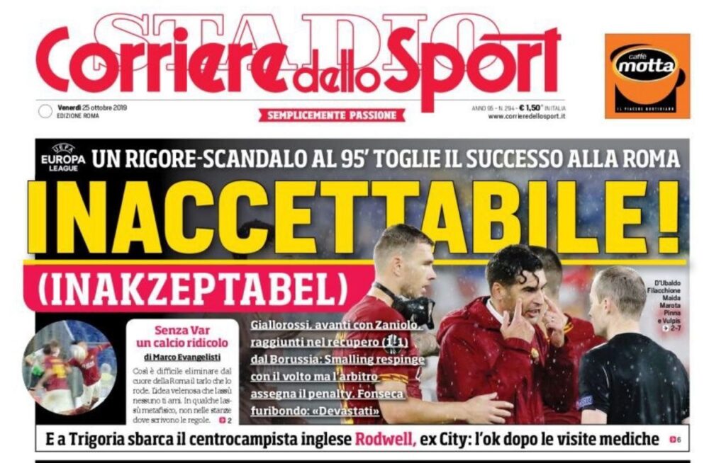 Lazio, le prime pagine dei quotidiani sportivi - 25 ottobre 2019 1 photo 2019 10 25 08.19.24
