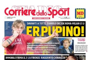 Lazio, le prime pagine dei quotidiani sportivi – 28 ottobre 2019