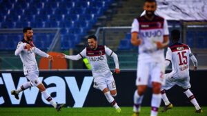 sansone esultanza bologna febbraio 2019