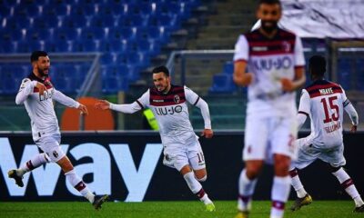 sansone esultanza bologna febbraio 2019