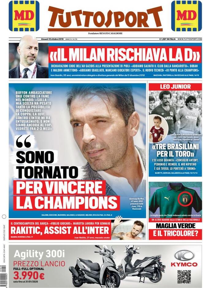 tuttosport 2019 10 10 5d9e91bd831a6
