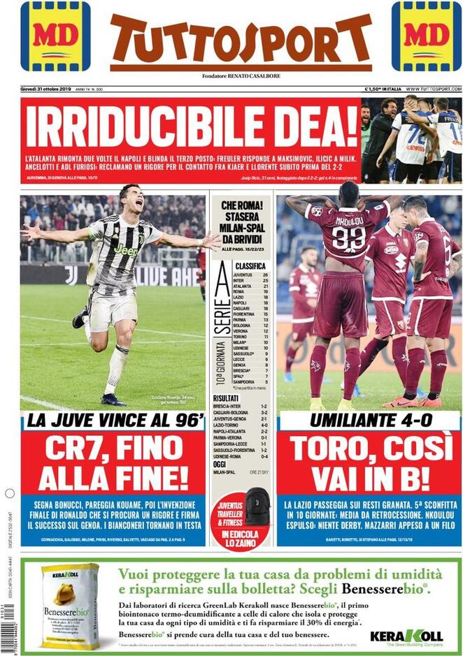 tuttosport 2019 10 31 5dba207df1179
