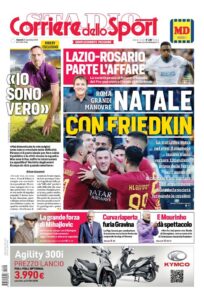 Lazio, le prime pagine dei quotidiani sportivi – 22 Novembre