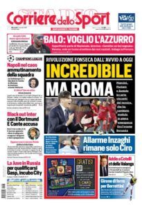 Lazio, le prime pagine dei quotidiani sportivi – 6 Novembre