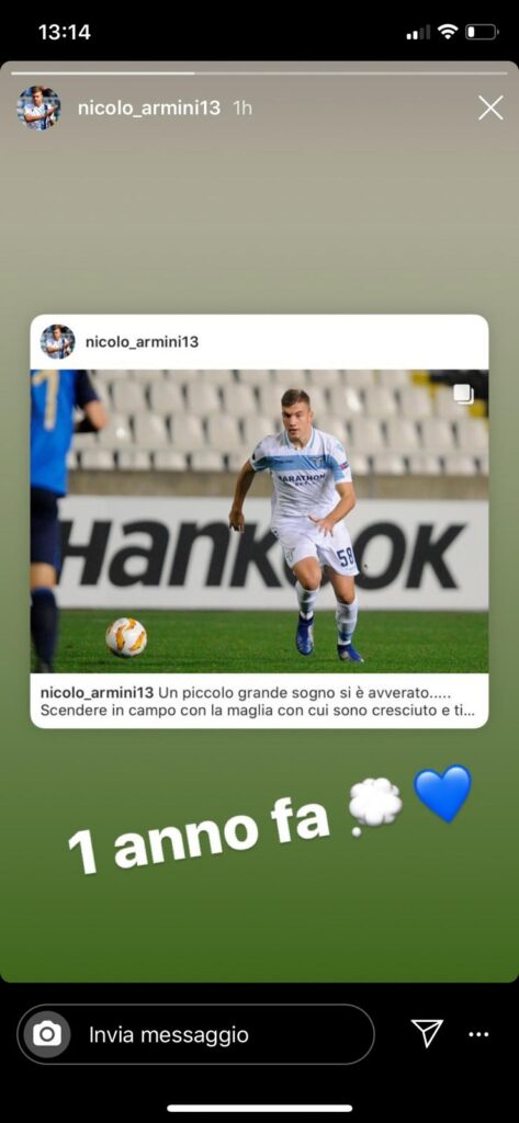 Lazio, Armini: un anno fa l'esordio in Europa League 1 WhatsApp Image 2019 11 29 at 13.14.51