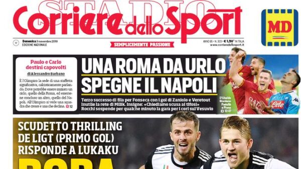 corriere dello sport 2019 11 03 5dbe1979301bc