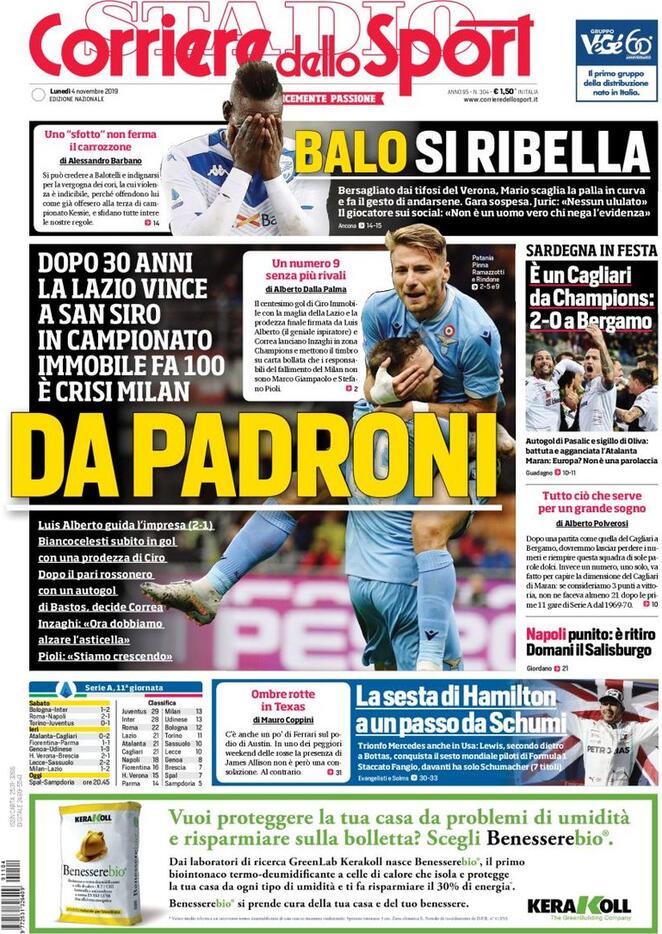 corriere dello sport 2019 11 04 5dbf6d90a8d4e