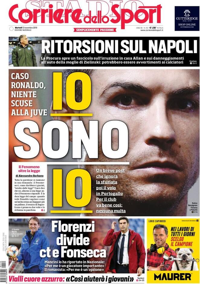 corriere dello sport 2019 11 12 5dc9ef30f2b4c