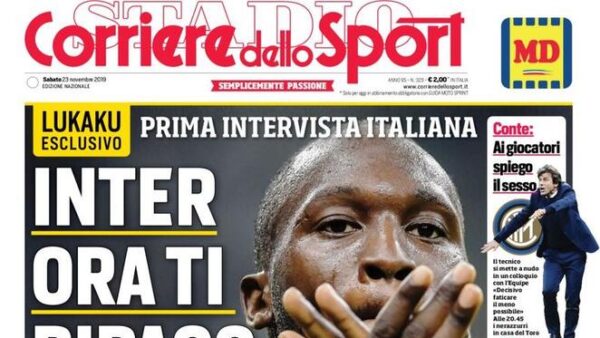 corriere dello sport 2019 11 23 5dd8689813c24